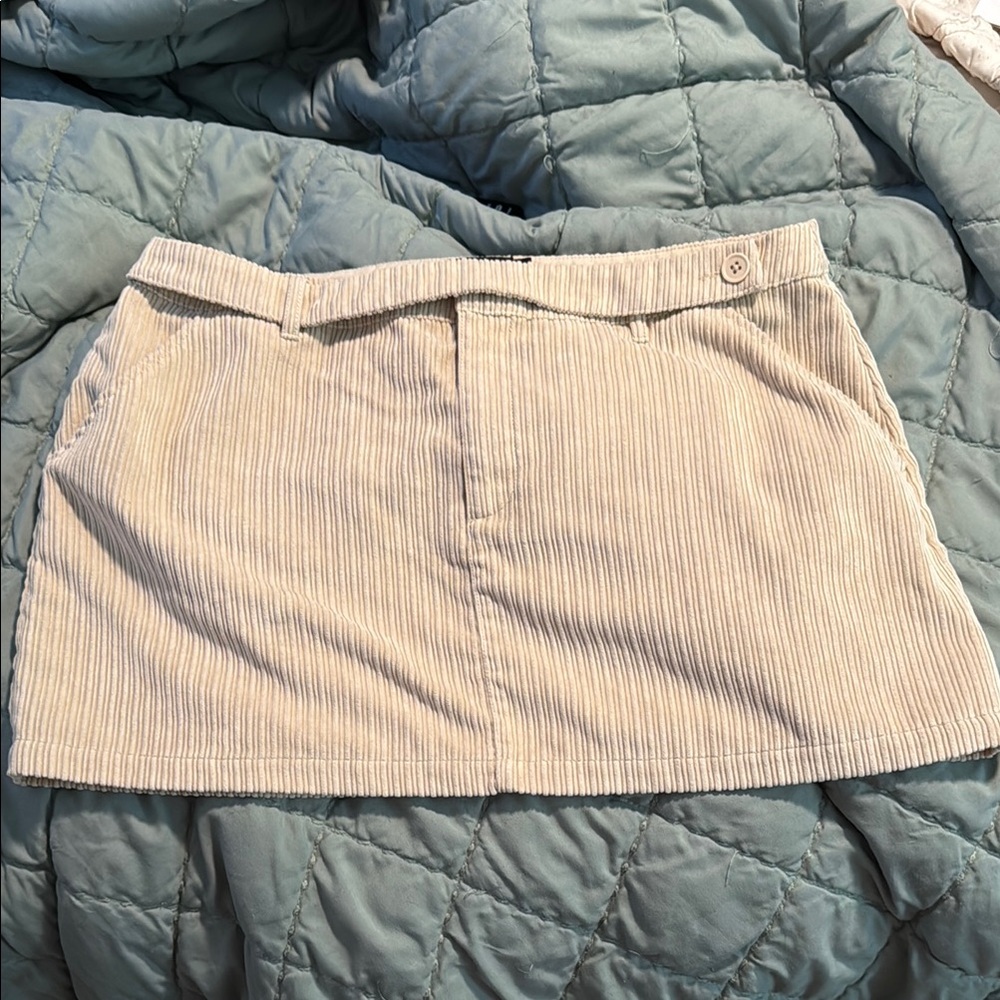 ASOS Cream Mini Pencil Skirt Casual